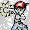 Punching guy